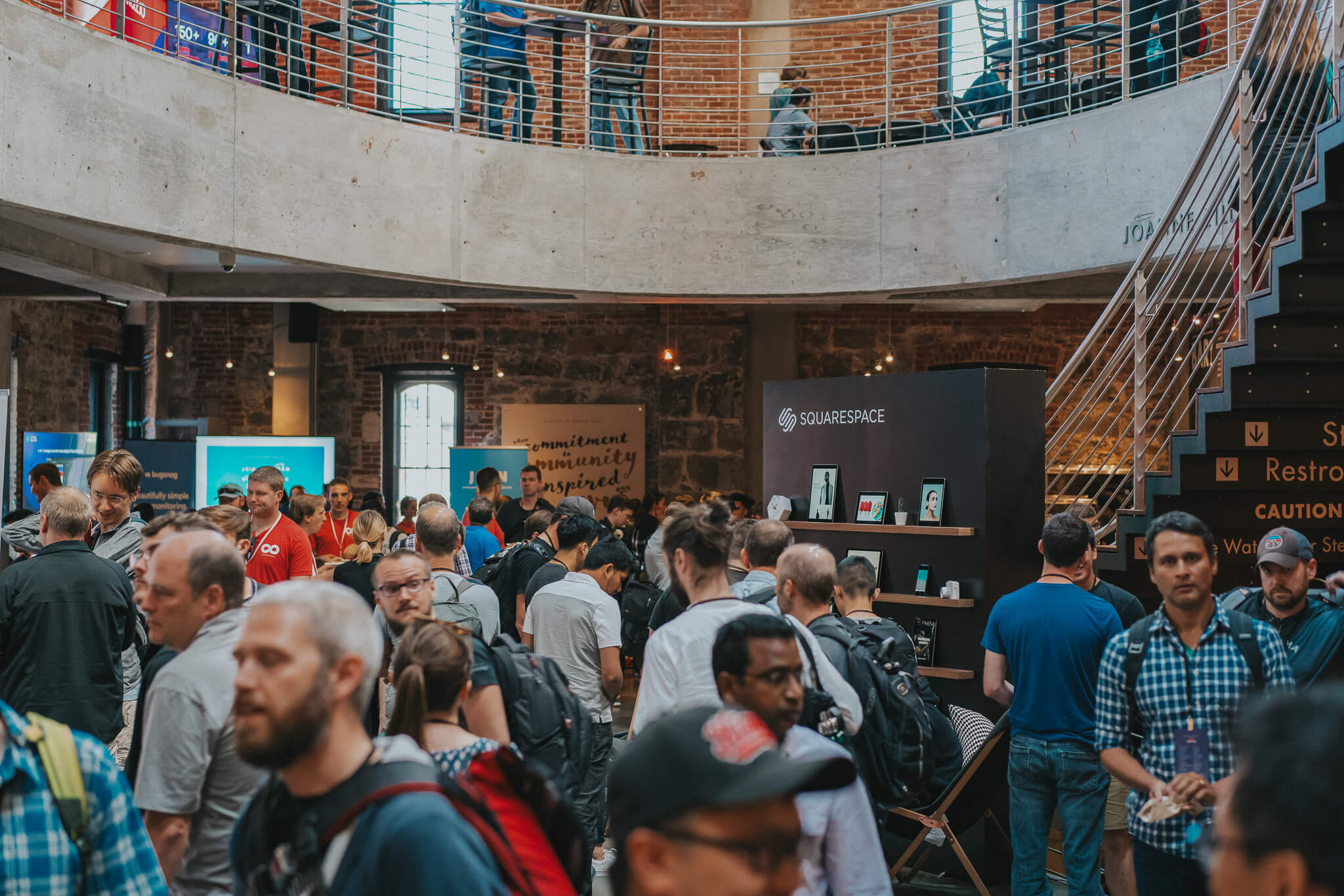 Chain React conference attendees
